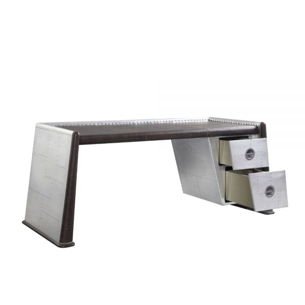 Acme Furniture - Brancaster Desk in Aluminum - 92855