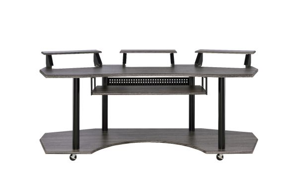 Acme Furniture - Eleazar Computer Desk in Black Oak - 92895