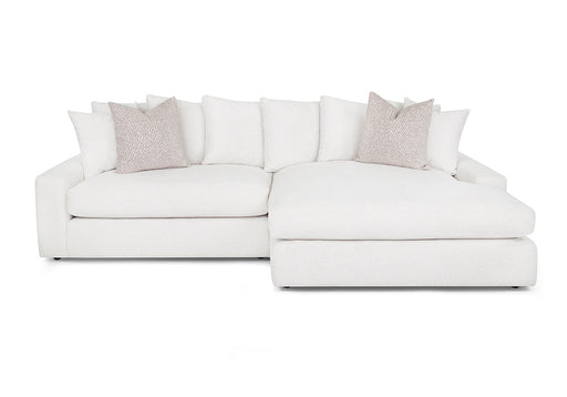 Franklin Furniture - 928 LONDON 2 Piece Sectional Sofa in Snow - 92859-886-SNOW - GreatFurnitureDeal