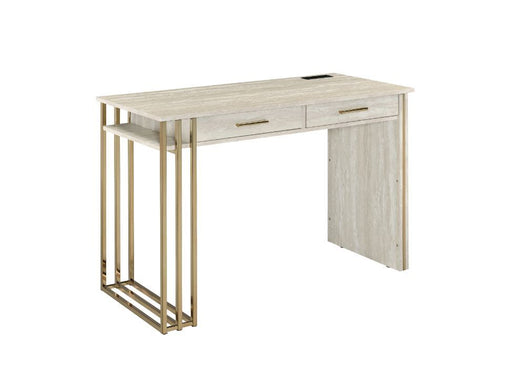 Acme Furniture - Tyeid Desk in Antique White - 92935 - GreatFurnitureDeal