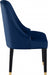 Meridian Furniture - Omni Velvet Dining Chair Set of 2 in Navy - 923Navy-C - GreatFurnitureDeal