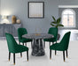Meridian Furniture - Omni Velvet Dining Chair Set of 2 in Green - 923Green-C - GreatFurnitureDeal