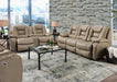 Franklin Furniture - Marco 2 Piece Reclining Sofa Set in Massisa Cappuccino - 79442-34-CAPPUCCINO - GreatFurnitureDeal