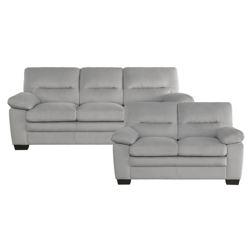 Homelegance - Keighly 2 Piece Living Room Set in Gray - 9328GY*2 - GreatFurnitureDeal