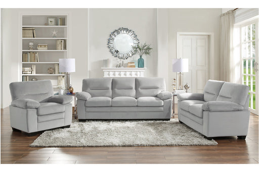 Homelegance - Keighly 3 Piece Living Room Set in Gray - 9328GY-3-2-1 - GreatFurnitureDeal