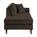 Homelegance - Rand Chaise in Chocolate - 9329CH-5 - GreatFurnitureDeal