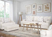 Franklin Furniture - Adler Chair and Half & Matching Ottoman in Lush Cream - 93388-93318-CREAM - GreatFurnitureDeal