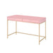 Acme Furniture - Ottey Writing Desk in Pink - 93545 - GreatFurnitureDeal