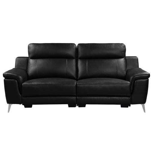 Homelegance - Antonio Power Reclining Sofa in Black - 9360BLK-3PW* - GreatFurnitureDeal