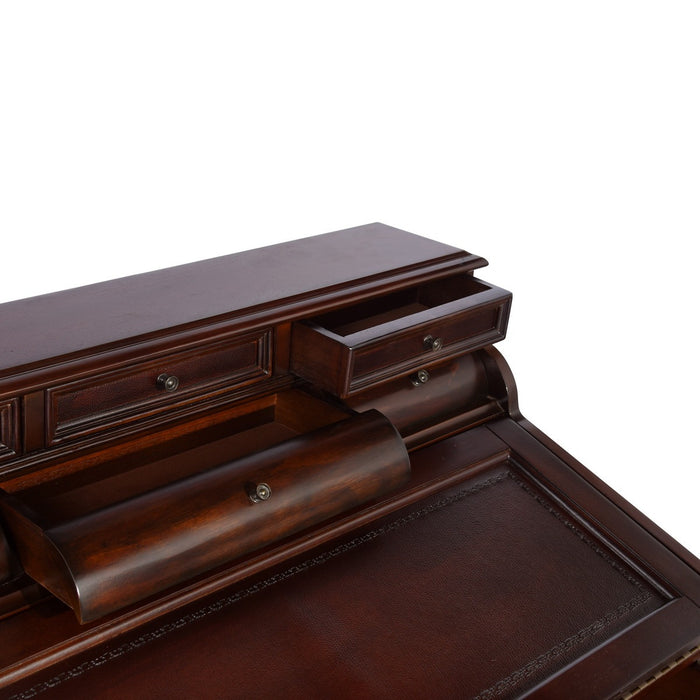 GFD Home - Office Broad Desk Space Storage Writing Desk with 8 Drawers, Set of 1 - GreatFurnitureDeal