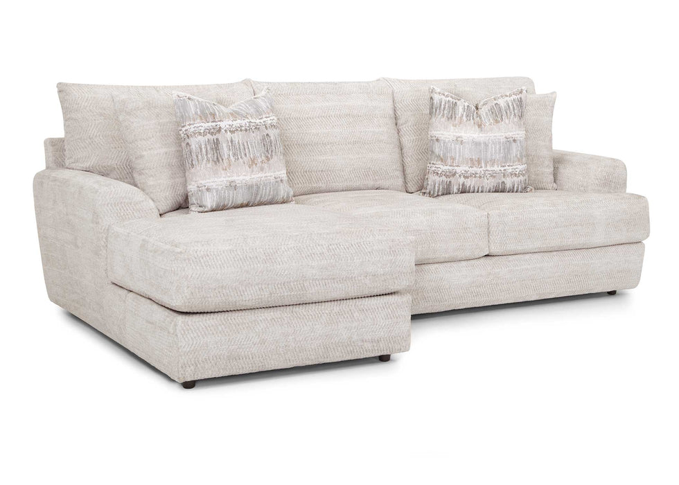 Franklin Furniture - Nash Sofa w/ Reversible Chaise in Tidal Sand - 94526-SAND