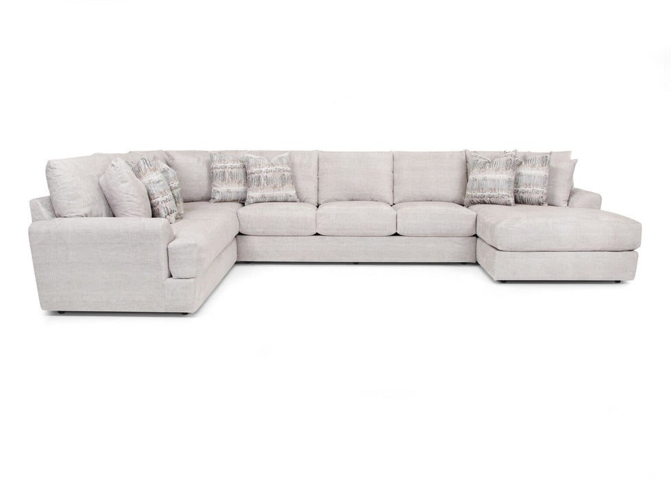 Franklin Furniture - Nash 4 Piece Sectional Sofa in Tidal Sand - 94549-79-86-75318 SAND