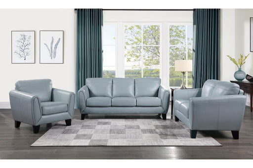 Homelegance - Spivey 3 Piece Sofa Set in Aqua - 9460AQ-3-2-1 - GreatFurnitureDeal