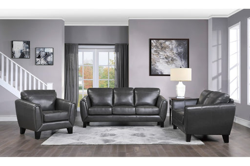 Homelegance - Spivey 3 Piece Sofa Set in Dark Gray - 9460DG-3-2-1 - GreatFurnitureDeal