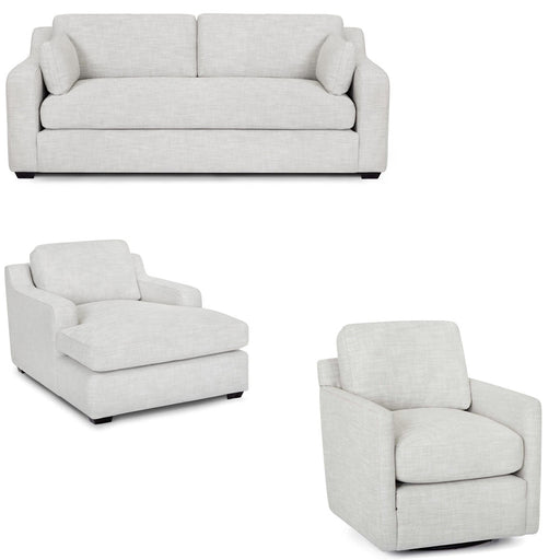 Franklin Furniture - Nora 3 Piece Sofa Set in Smoke - 94640-11-22080-SMOKE - GreatFurnitureDeal