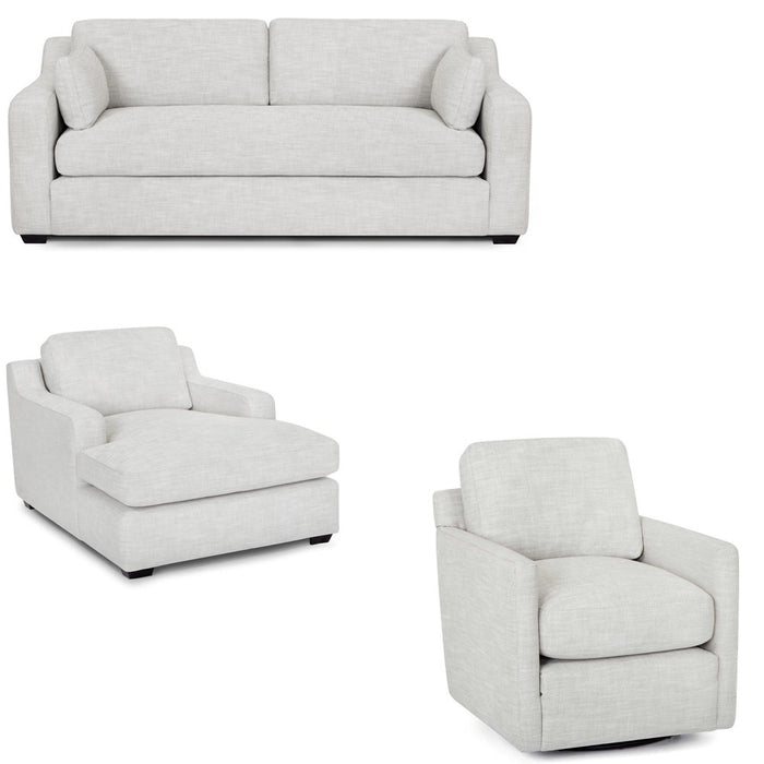 Franklin Furniture - Nora 3 Piece Sofa Set in Smoke - 94640-11-22080-SMOKE