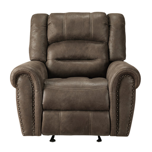Homelegance - Creighton Glider Reclining Chair in Brown - 9467BR-1 - GreatFurnitureDeal