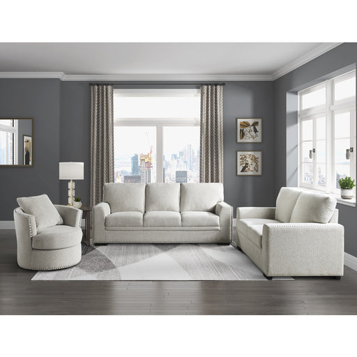 Homelegance - Morelia 3 Piece Living Room Set in Beige - 9468BE-3-2-1 - GreatFurnitureDeal