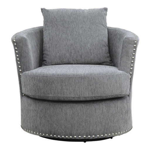 Homelegance - Morelia Swivel Chair in Gray - 9468DG-1 - GreatFurnitureDeal