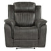 Homelegance - Centeroak Reclining Chair in Gray - 9479BRG-1 - GreatFurnitureDeal
