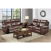 Homelegance - Granville 2 Piece Double Reclining Sofa Set in Brown - 9488BR-3-2 - GreatFurnitureDeal
