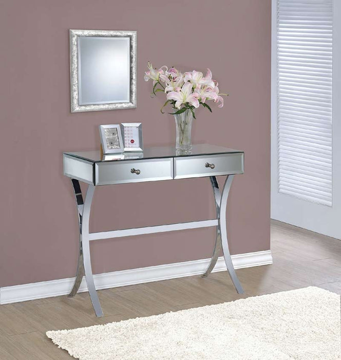 2 Drawer Mirror Console Table - 950355