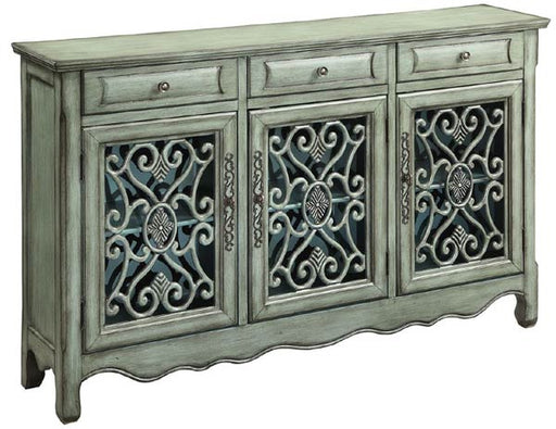 Coaster Furniture - Antique Green 3 Drawer Accent Cabinet - 950357