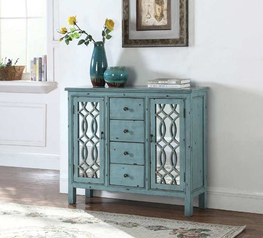 Coaster Furniture - Antique Blue Accent Cabinet - 950736