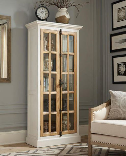 Coaster Furniture - Hamilton Antique White Curio Cabinet - 950965