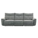 Homelegance - Tesoro Power Double Reclining Sofa with Power Headrests in Dark gray - 9509DG-3PWH* - GreatFurnitureDeal