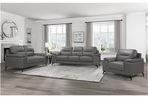 Homelegance - Mischa 3 Piece Sofa Set in Dark Gray - 9514DGY-3-2-1 - GreatFurnitureDeal