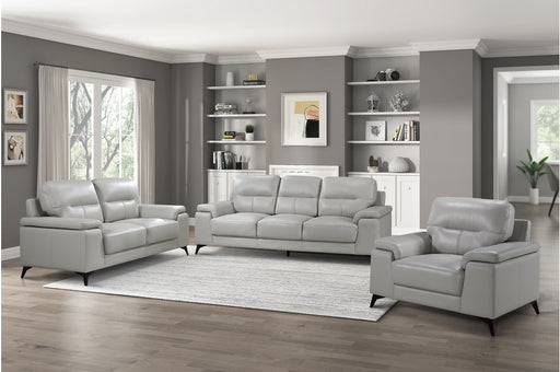 Homelegance - Mischa 3 Piece Sofa Set in Silver Gray - 9514SVE-3-2-1 - GreatFurnitureDeal
