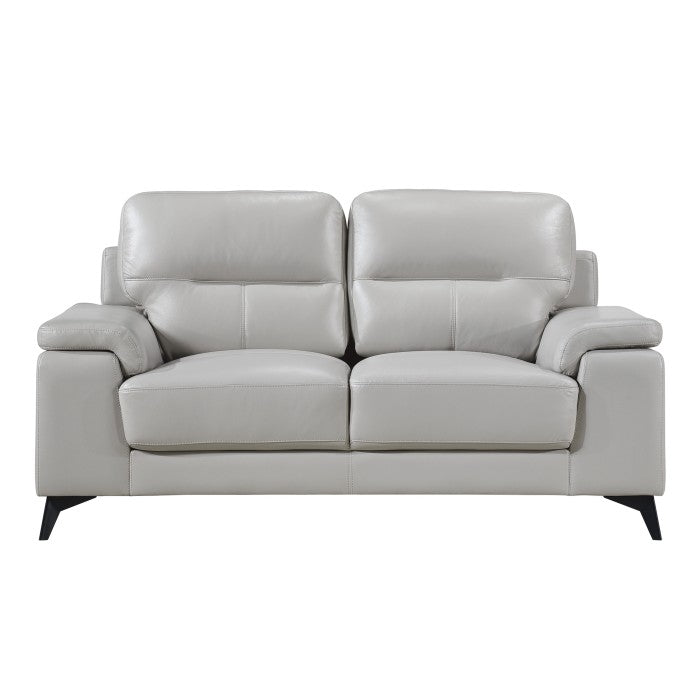 Homelegance - Mischa Love Seat in Silver Gray - 9514SVE-2 - GreatFurnitureDeal