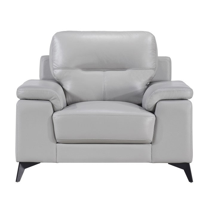 Homelegance - Mischa Chair in Silver Gray - 9514SVE-1 - GreatFurnitureDeal