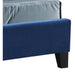 GFD Home - Galaxy Home Allen Tufted Velvet King Upholstered Bed in Navy Blue - GreatFurnitureDeal