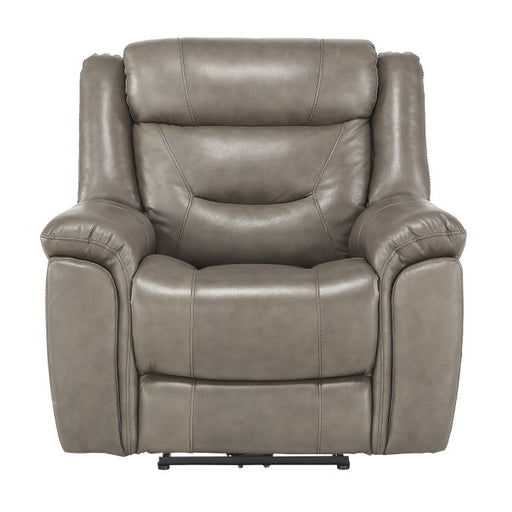 Homelegance - Kennett Power Reclining Chair with Power Headrest and USB Port in Brownish Gray - 9528BRG-1PWH - GreatFurnitureDeal