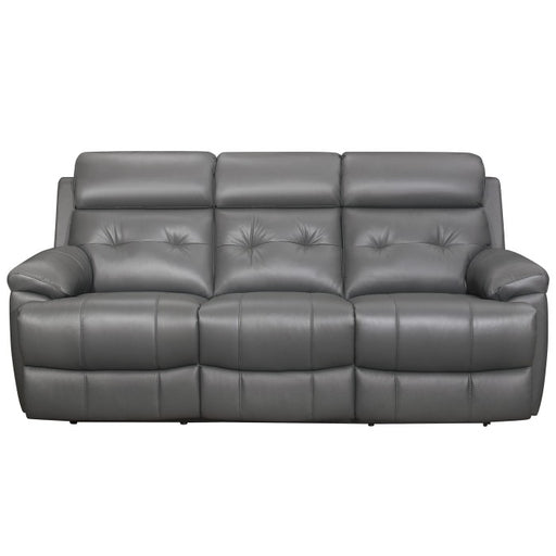Homelegance - Lambent Double Reclining Sofa in Dark Gray - 9529DGY-3 - GreatFurnitureDeal