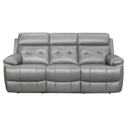 Homelegance - Lambent Double Reclining Sofa in Gray - 9529GRY-3 - GreatFurnitureDeal