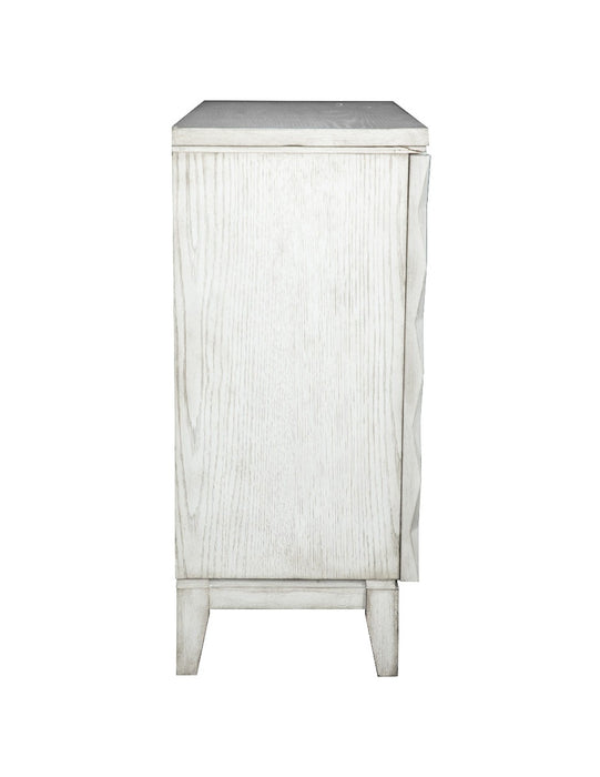 Coaster Furniture - Accent Cabinet With Carved Door Antique White - 953340 - GreatFurnitureDeal
