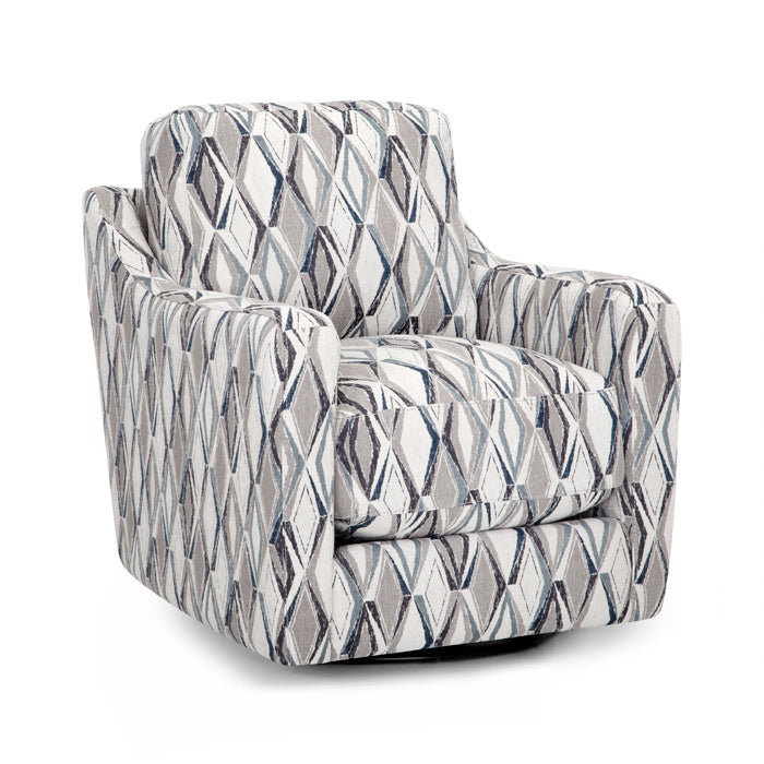 Franklin Furniture - Juno Swivel Accent Chair  in Slate - 2183-SLATE