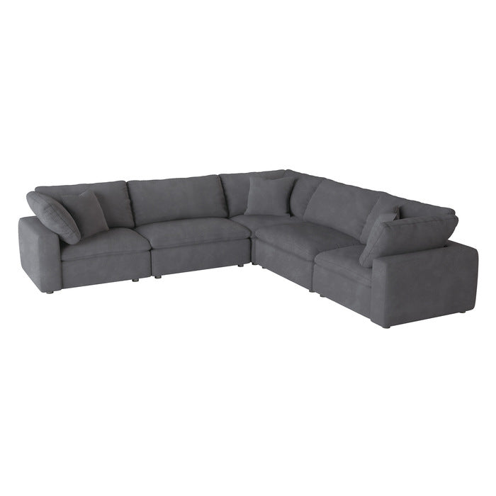 Homelegance - Guthrie 5-Piece Modular Sectional in Gray - 9546GY*5SC - GreatFurnitureDeal