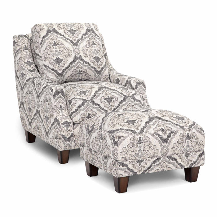 Franklin Furniture - Walden Ottoman in Onyx -2175-ONYX