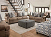Franklin Furniture - Sicily 2 Piece Living Room Set in Chief Hazelnut - 95740-1916-18-2SET