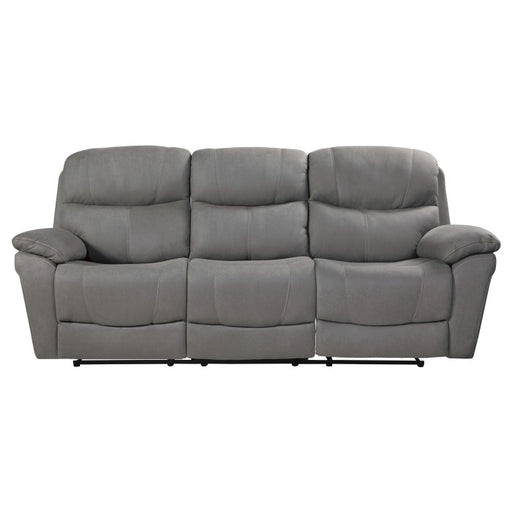 Homelegance - Longvale Double Reclining Sofa in Gray - 9580GY-3 - GreatFurnitureDeal