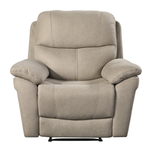 Homelegance - Longvale Power Reclining Chair with Power Headrest in Tan - 9580TN-1PWH - GreatFurnitureDeal