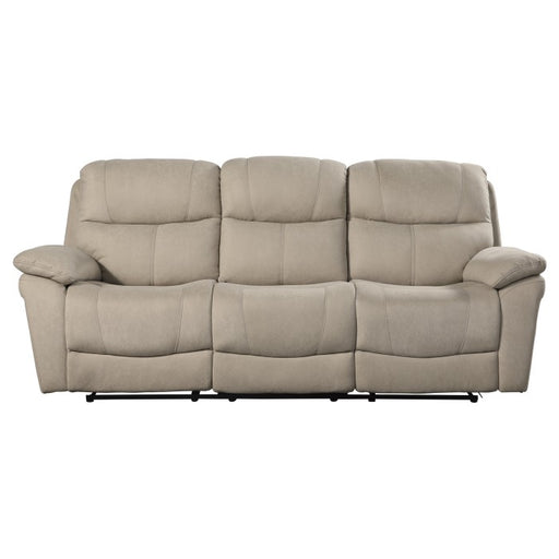 Homelegance - Longvale Double Reclining Sofa in Tan - 9580TN-3 - GreatFurnitureDeal