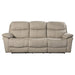 Homelegance - Longvale Power Double Reclining Sofa with Power Headrests in Tan - 9580TN-3PWH - GreatFurnitureDeal