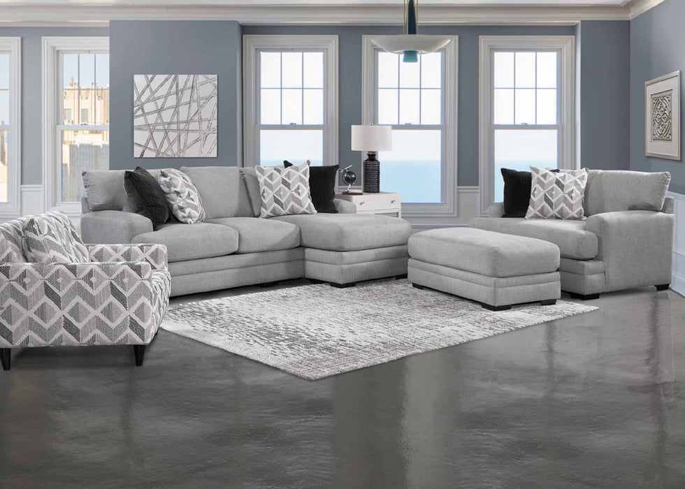 Franklin Furniture - Cleo 3 Piece Sofa Set in Pebble - 96026-88-18-PEBBLE