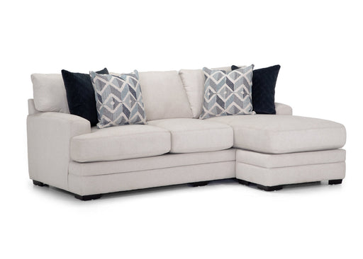 Franklin Furniture - Laken Sofa with Reversible Chaise in Casey Shell - 96026-SHELL - GreatFurnitureDeal