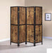 Coaster Furniture - Antique Nutmeg 4 Panel Screen - 961413 - GreatFurnitureDeal